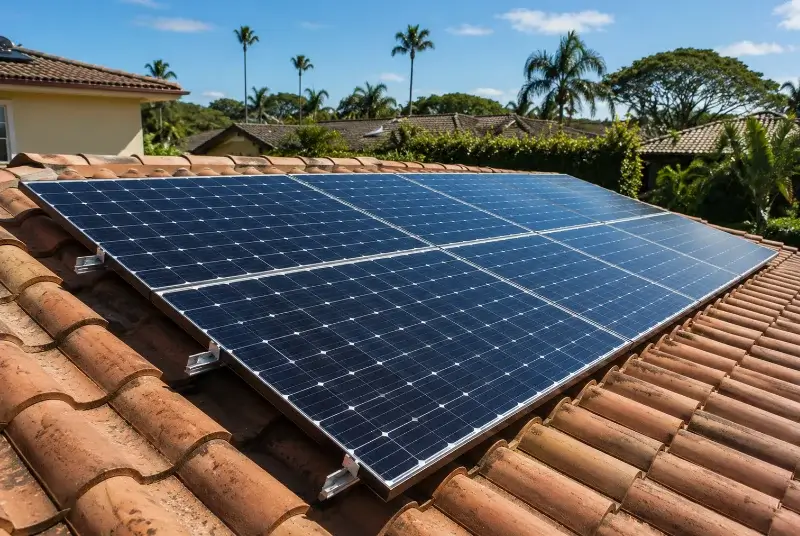 Installation de panneaux solaires à Trouillas